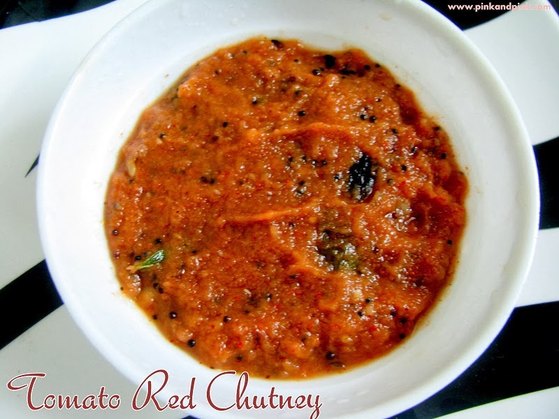 Tomato Onion Red Chutney Recipe for Idli and Dosa Tomato Chutney