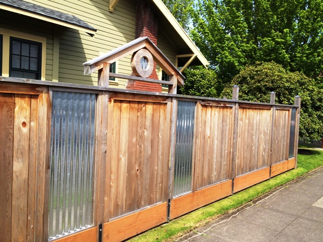 Metal And Wood Fences Metal And Wood Fences