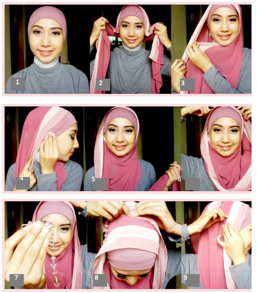 Pada Gambar Untuk Memperbesar Ukuran Cara Memakai Jilbab Istri Uje Pada Gambar Untuk Memperbesar Ukuran Cara Memakai Jilbab Istri Uje