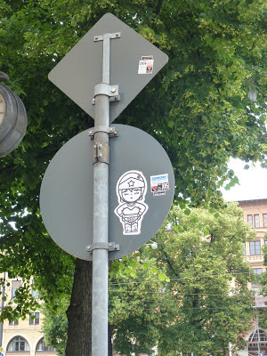 Streetart, Urbanart, Sticker