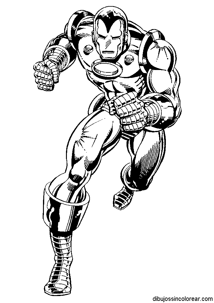 Dibujos Sin Colorear: Dibujos de Ironman para Colorear