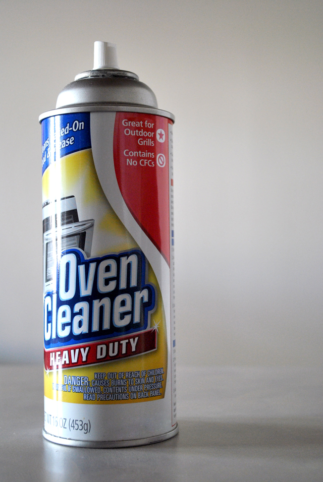Young Broke and Marvelous homemade oven cleaner