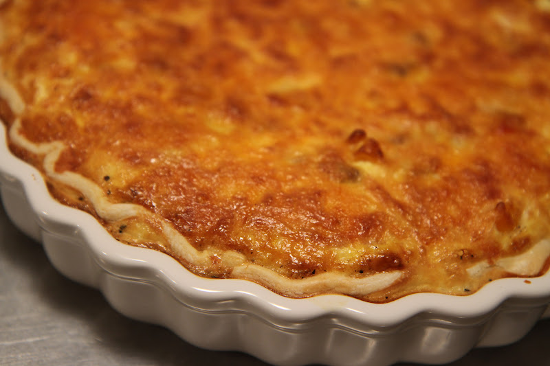 Eat Well, Live Happy Sausage, Pepper & Onion Quiche