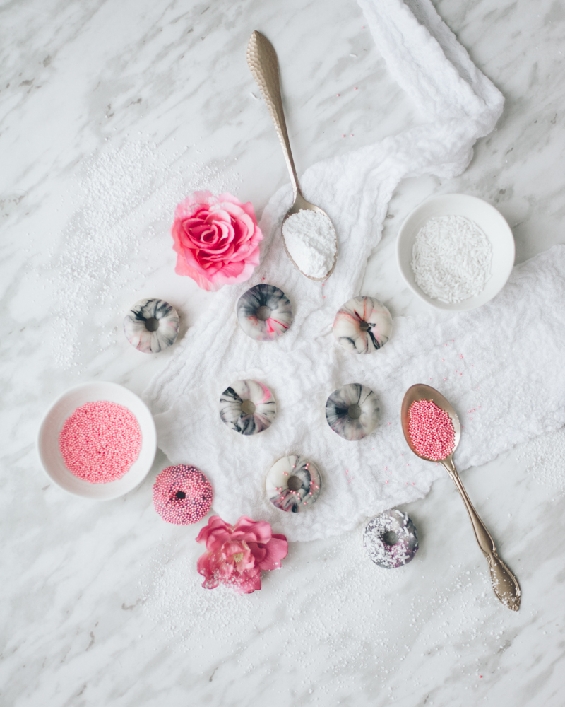 Marbled Mini Donuts
