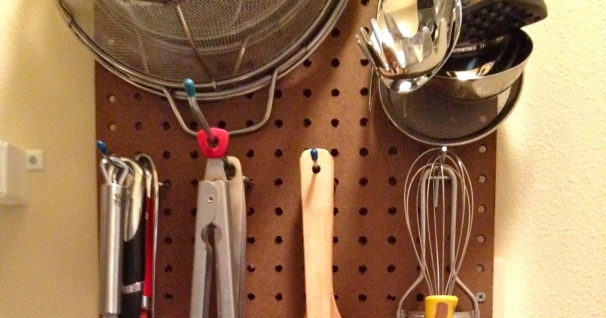 More for Four Pegboard in the Pantry