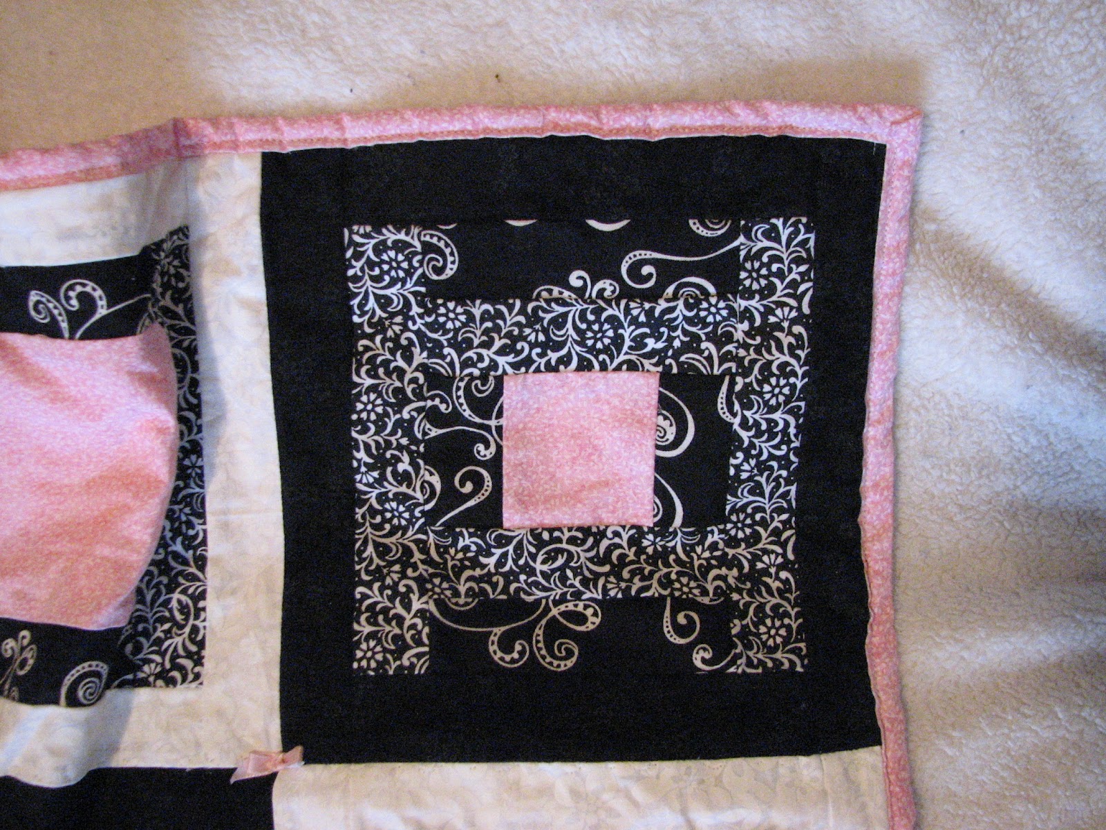 Crafting Therapy Black & White Quilt