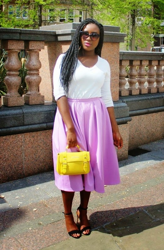 Catwalk with PAT CWP Style Rock The Midi Flay Skirt in style