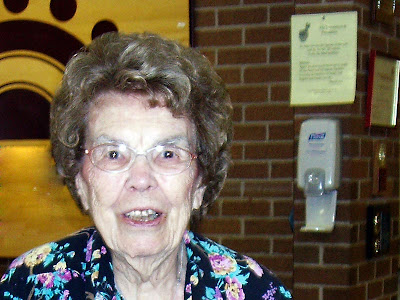 My Grandmother Vera, she was a wonderful woman, I'm going to miss her.