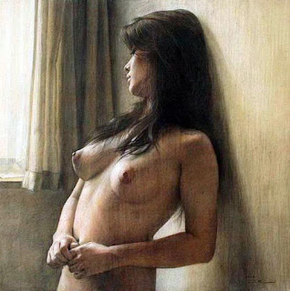 Oleo Desnudo Hiperrealismo Pintura