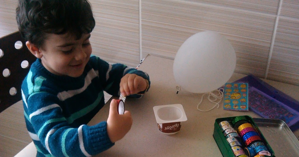 Çocukla Çocuk Oldum. Uçan Balon Çalışması