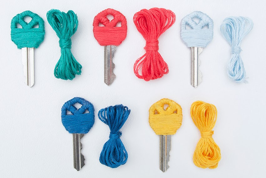 Diy personalize key covers color code