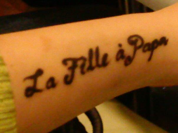 wordstrings some french tattoo