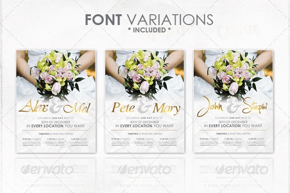 Wedding – Flyer Template – GraphicRiver