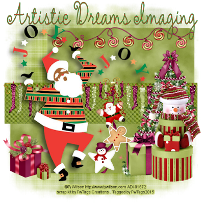 Joy Santa, Tag by Claire Slack aka FwTags