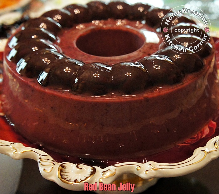 HomeKreation Kitchen Corner Red Bean Jelly (AgarAgar Kacang Merah)