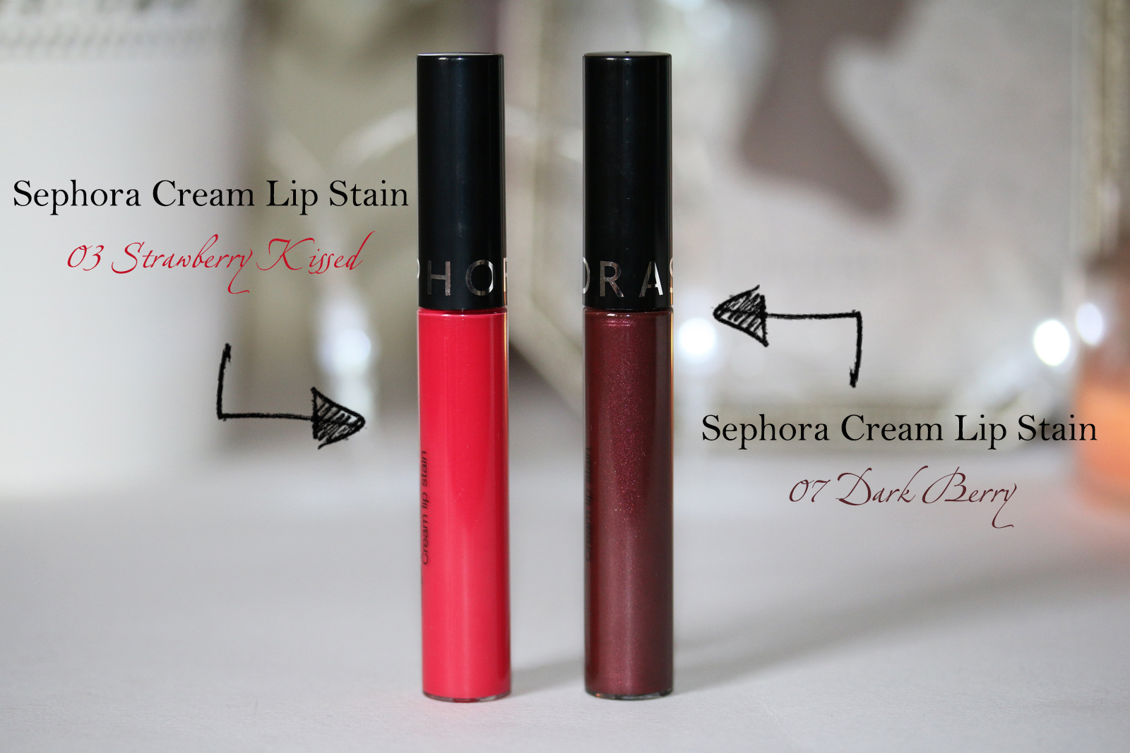 Sephora Cream Lip Stain 07 Dark Berry