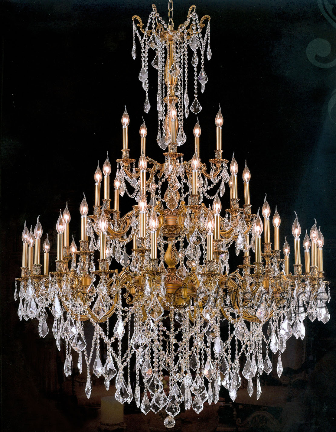 HelloMagz Brass chandeliers by Elegant Lighting