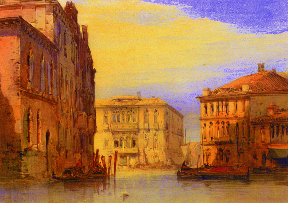 view of the Ca Foscari in Venice