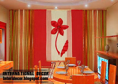 modern Japanese panel for dining room interior