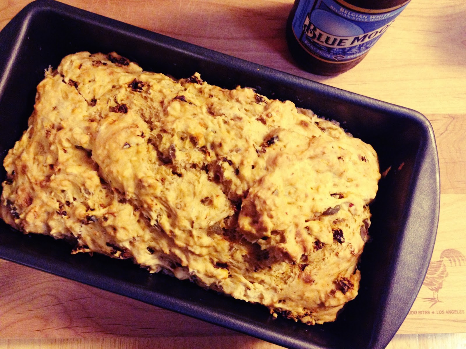 The Lush Chef Beer Bread with SunDried Tomatoes & Olives