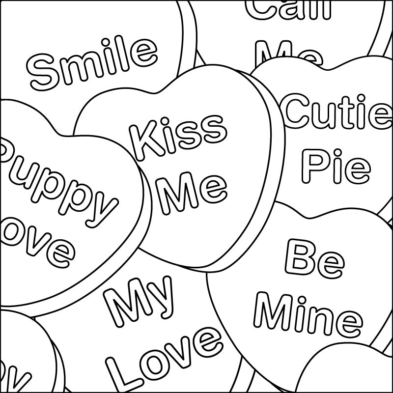 Coloring Valentine Pictures