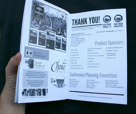 conference program book template