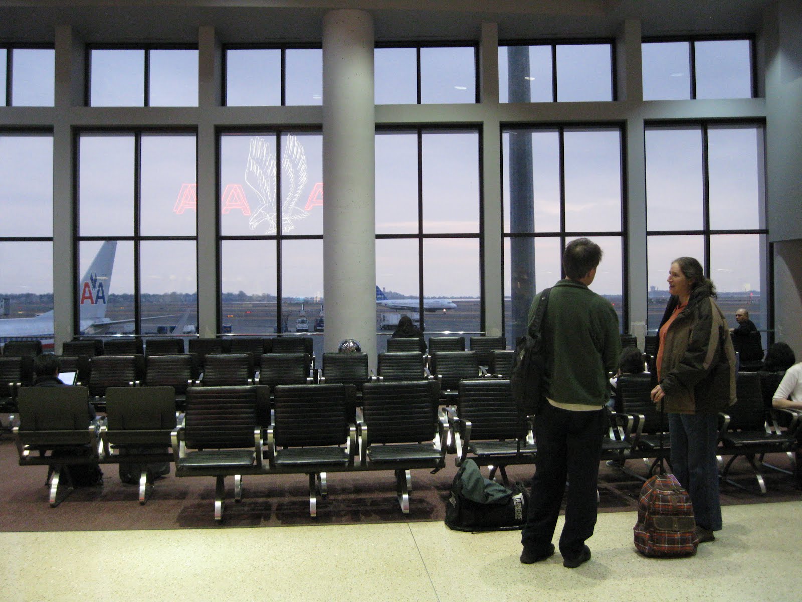 Airline Terminal Mania Boston's Logan Airport, Terminal B Saved by neon