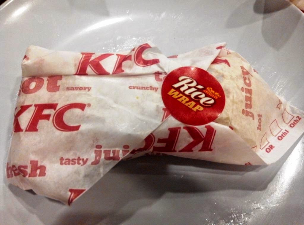 ! A Growing Teenager Diary Malaysia ! KFC Zinger Rice Wrap And Super