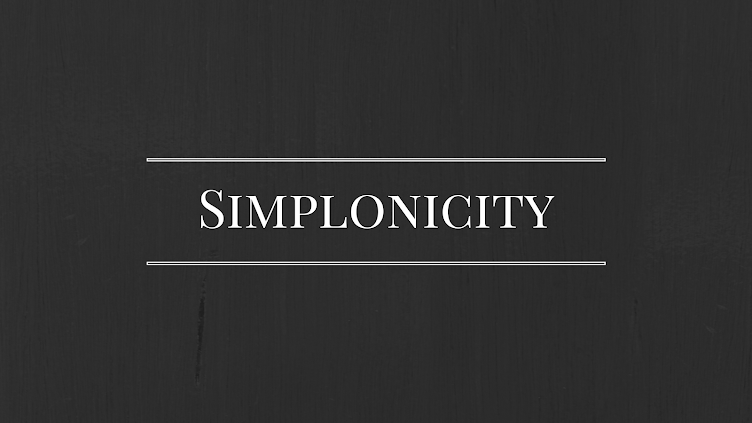 Simplonicity: El Blog.