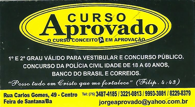 Curso Aprovado