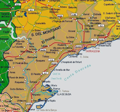 Tarragona mapa Tarragona mapa