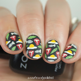 meat nail art meat nail art