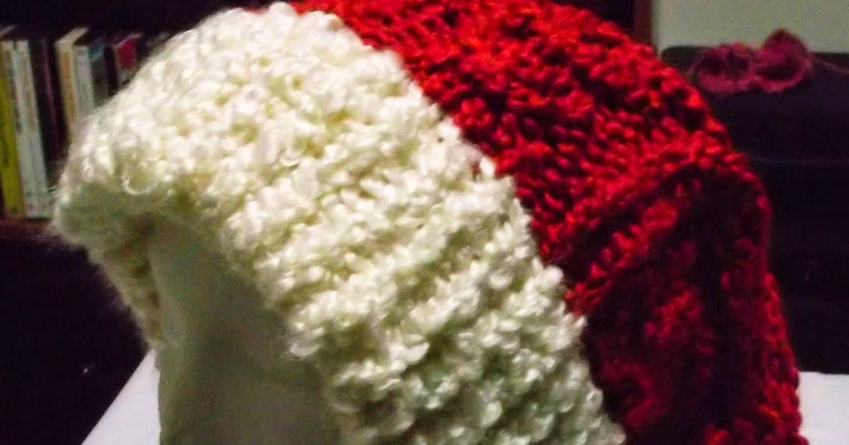 The Loom Muse How to Loom Knit a Cabled Santa Hat