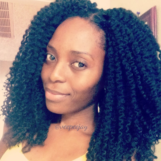 Crochet braids with Marley Hair Two Versions