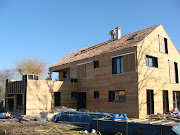 Chantier maison Madier Bois . Architecte Maison Bois - Paris - Alsace maison bois