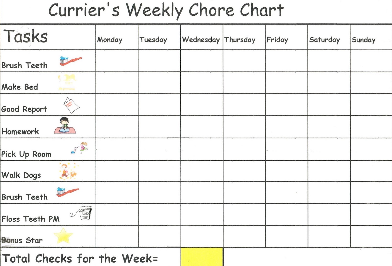 balent times march 2013 chore payment chart