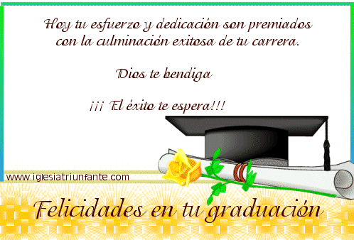FRASES DE FELICITACION GRADUACION frases de felicitacion graduacion: