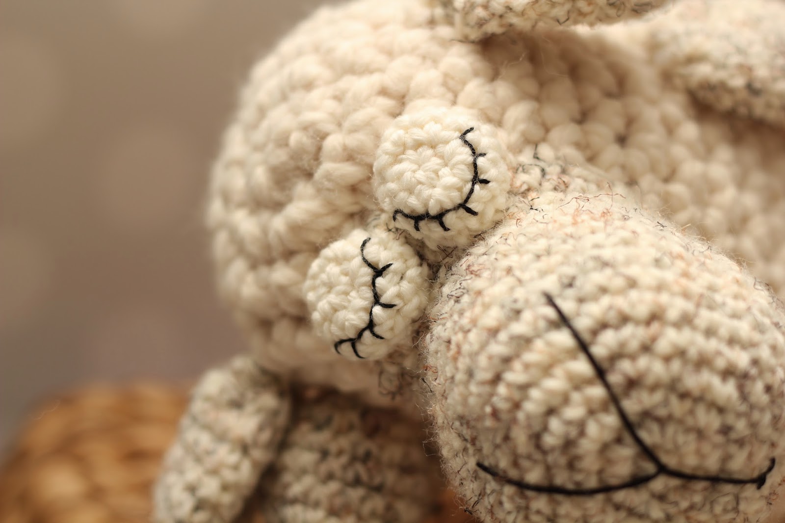 In Karapoozville Cloud the Lamb and Cloudy the Sheep crochet pattern