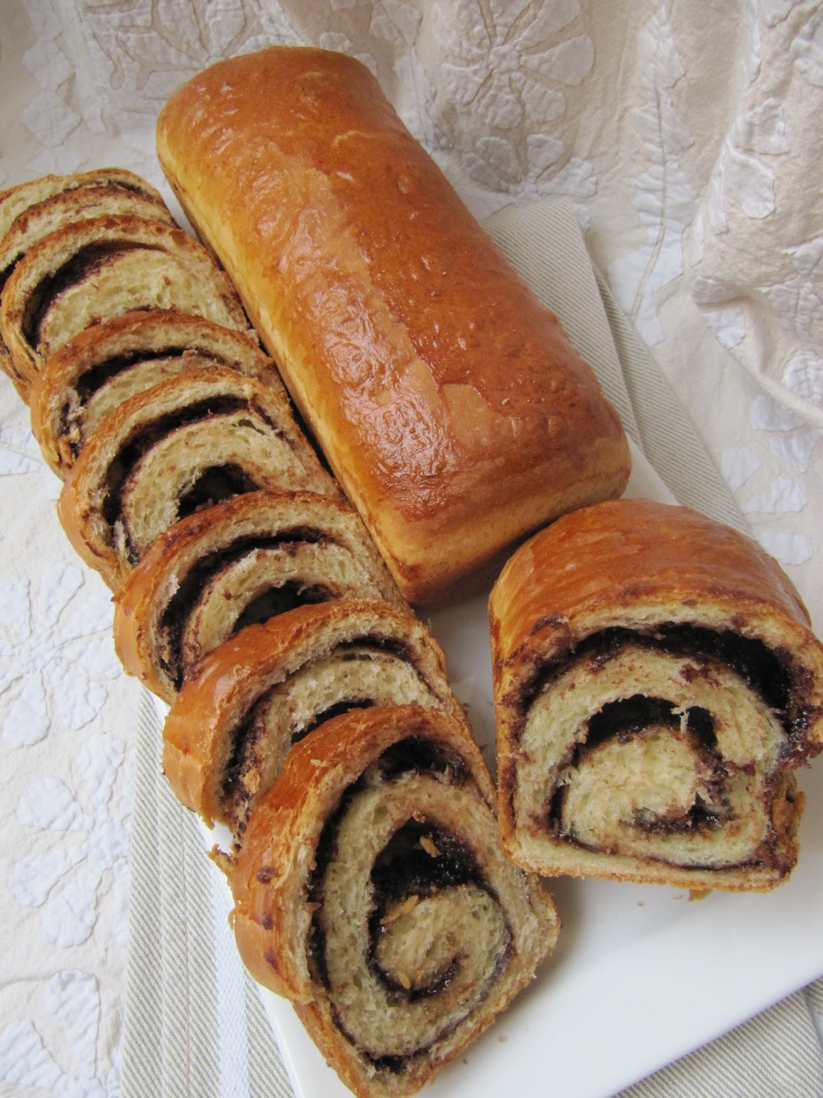 La cuisine d'ici et d'ISCA Brioche au Nutella