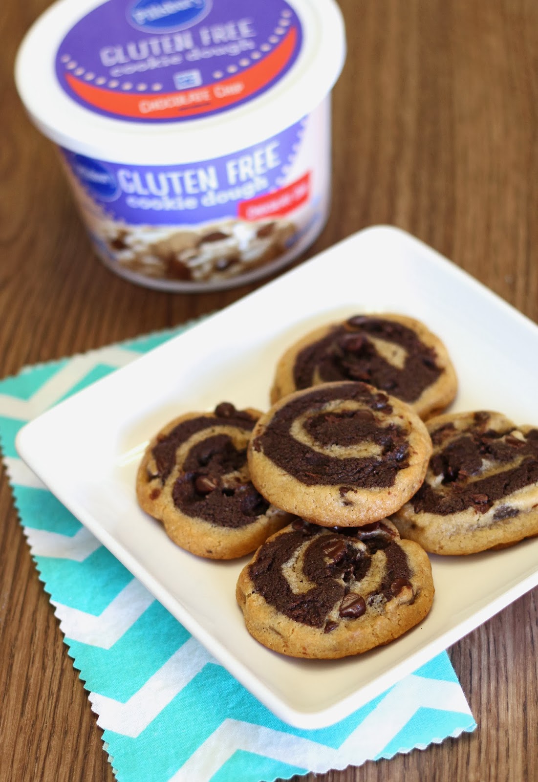 gluten free chocolate chip pinwheel cookies Sarah Bakes Gluten Free