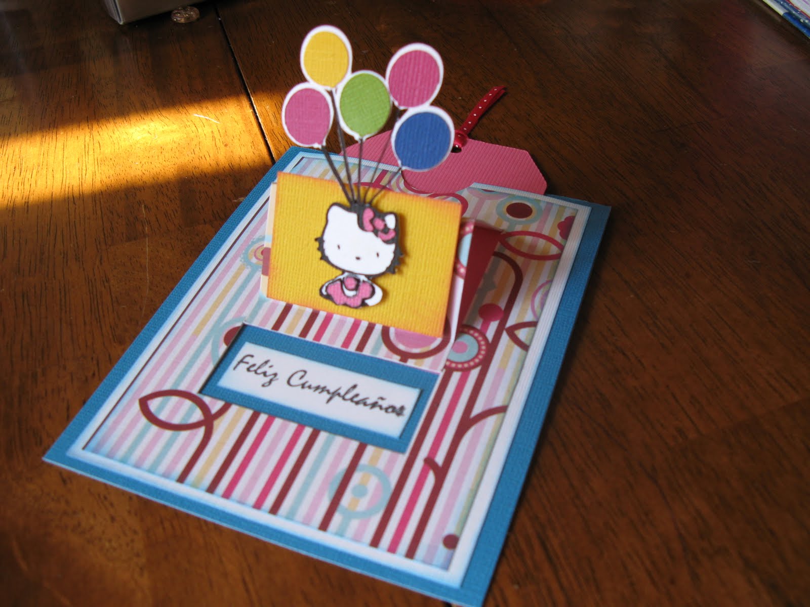 creating for life: New Hello Kitty Pop Up Card for my daughter's 23rd B ...