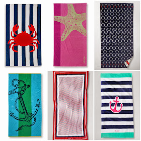 Nautical by Nature | 6 Nautical towels for the beach or pool