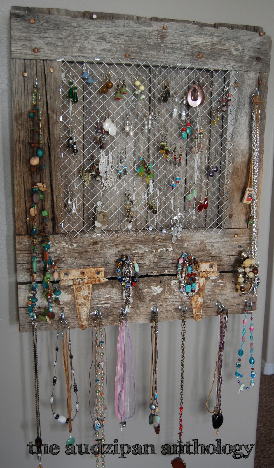 Woodwitch Earring and Necklace Holders--Earring Holder Close-up