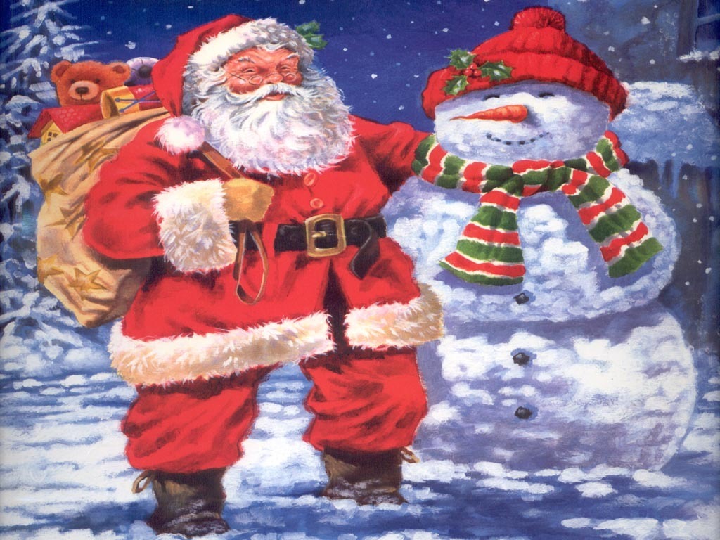 Spiritul Craciunului  _ O lume de basm . Happy New Year - Pagina 3 Santa+Claus+Wallpapers+3