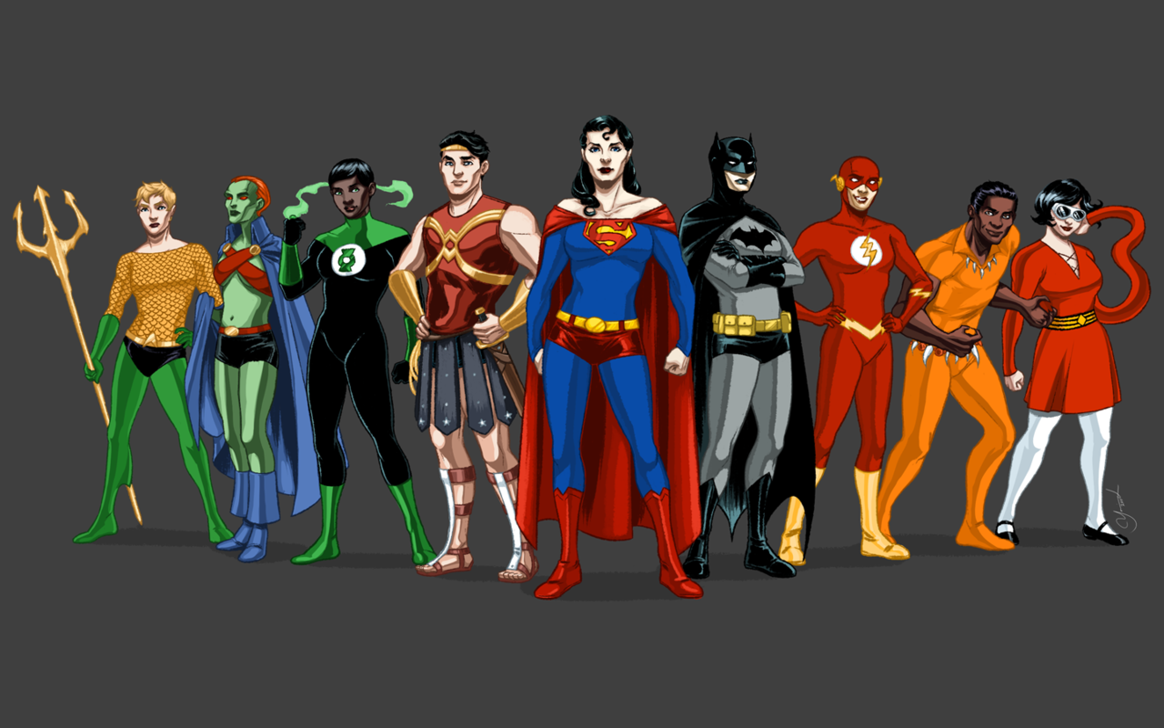 Gender-Swapped Justice League - Pic.
