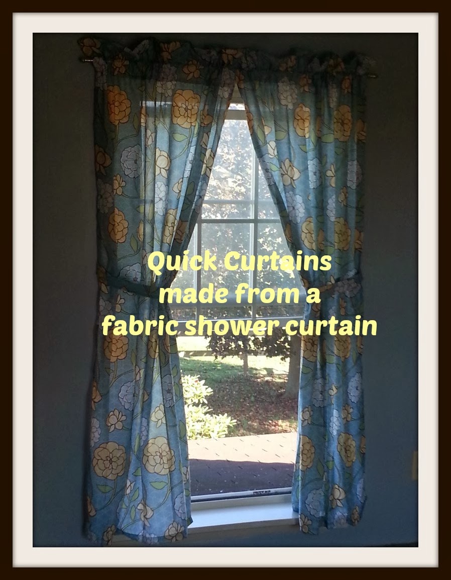 Curtains From Shower Curtains