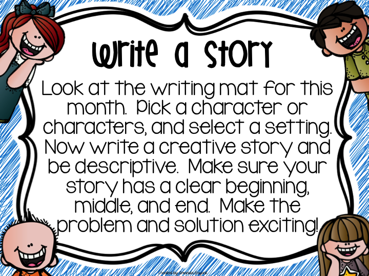 A Traveled Teacher Writing Center Mats