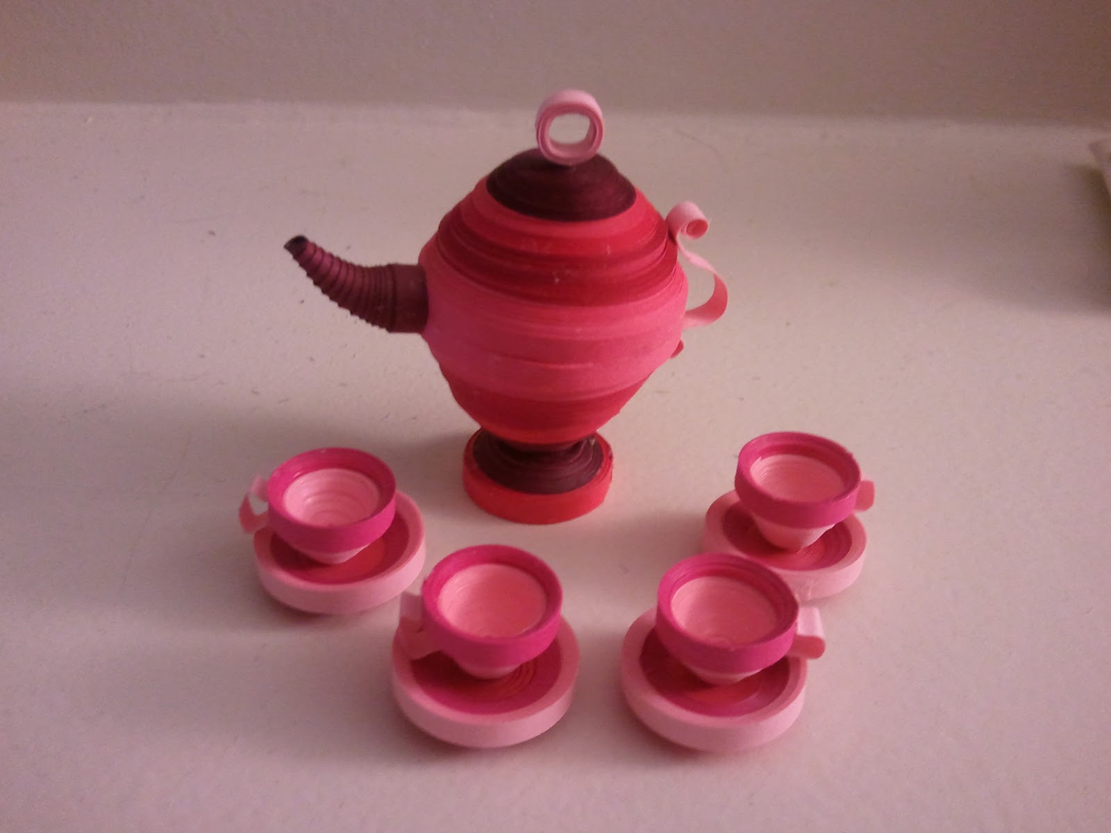 Quilling Mania Quilling tea set
