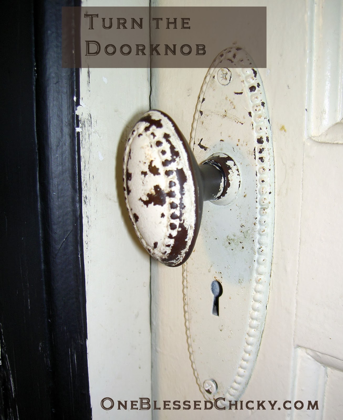 One Blessed Chicky Turn The Doorknob