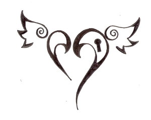 Small Simple Heart Tattoo Designs